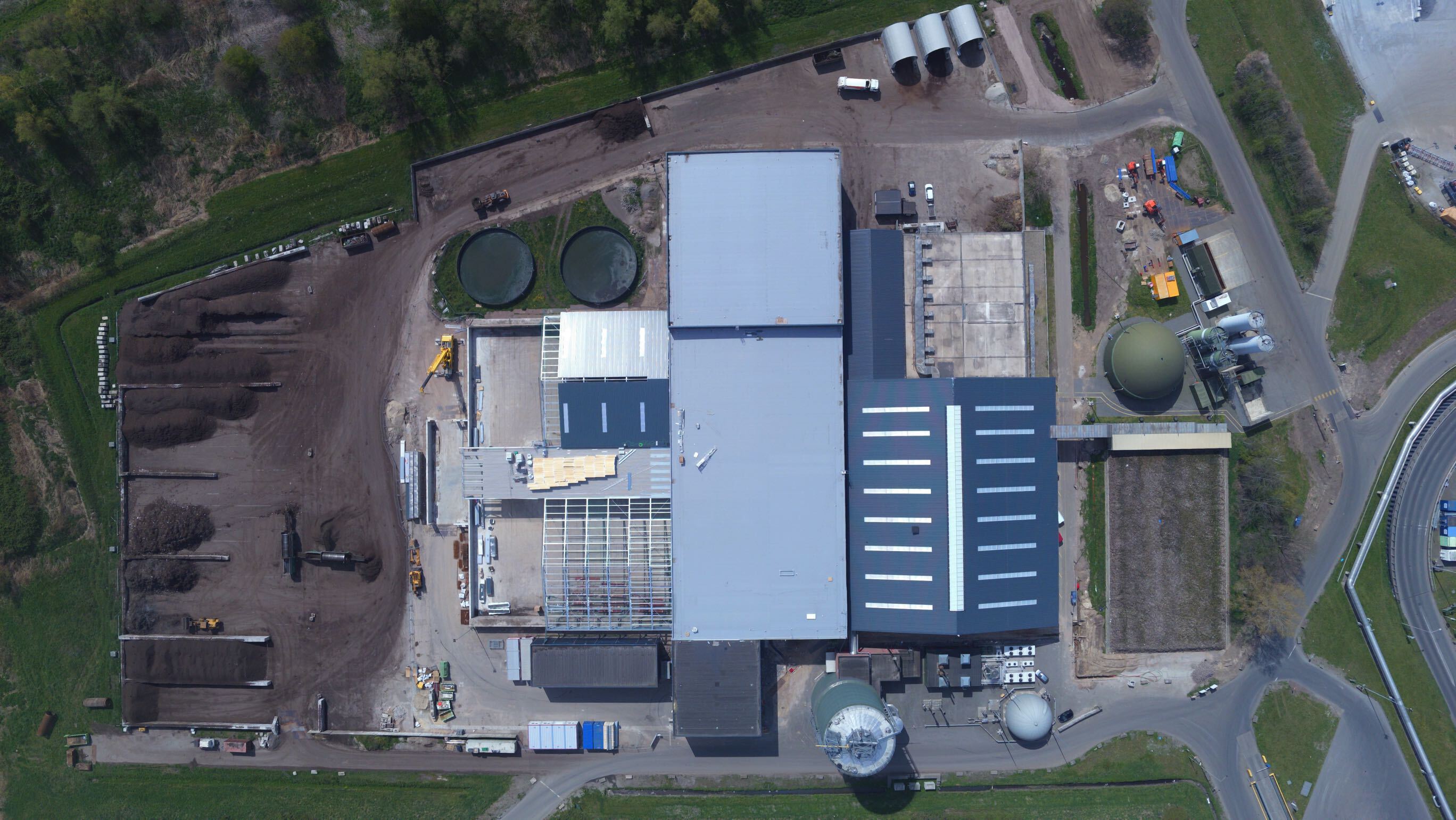 Biomassa verwerken installatie compostren en vergisten Twence thumb